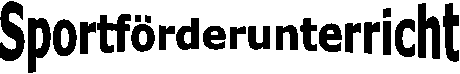 Sportförderunterricht