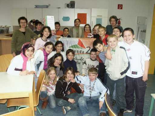 Agendaschülerinnen im Bild