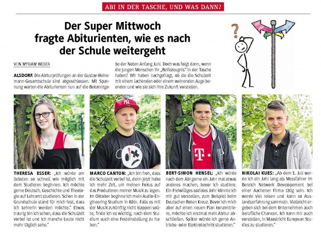 Befragung von Abiturienten