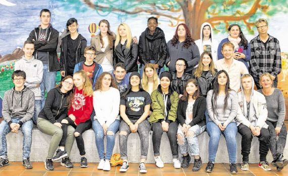 Gruppenbild bei den Bildungsbausteinen